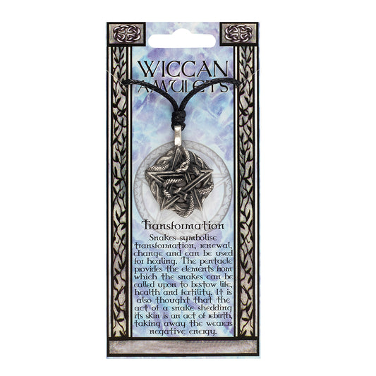 Transformation Wiccan Amulet Necklace.