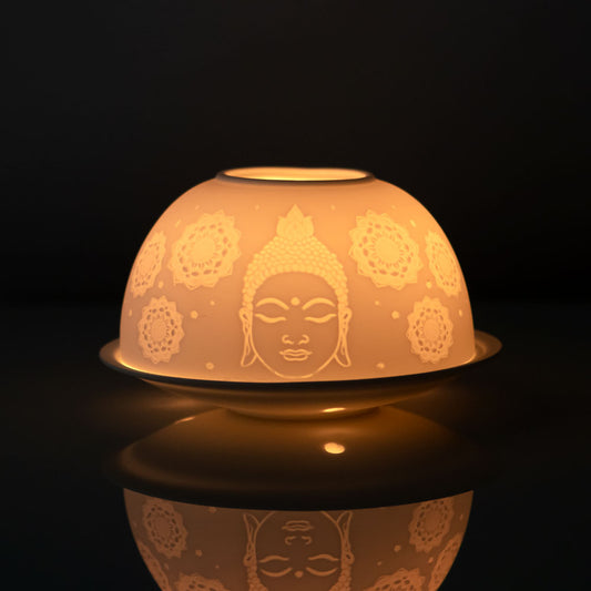 Buddha Face Dome Tealight Holder.