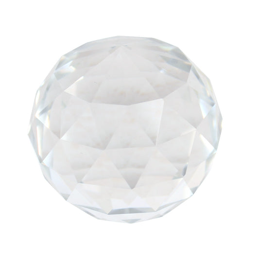 Faceted Crystal Ball.