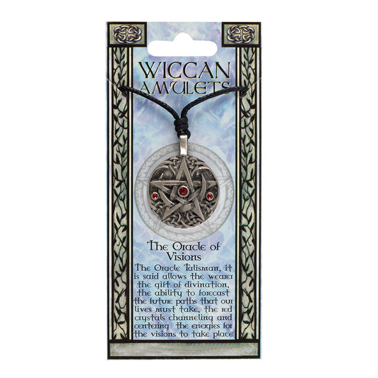 The Oracle of Visions Wiccan Amulet Necklace.