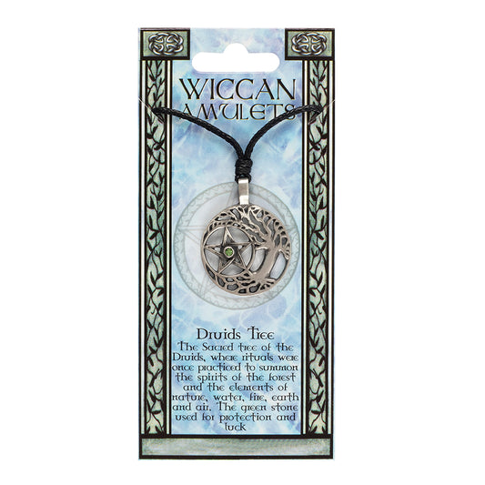 Druids Tree Wiccan Amulet Necklace.