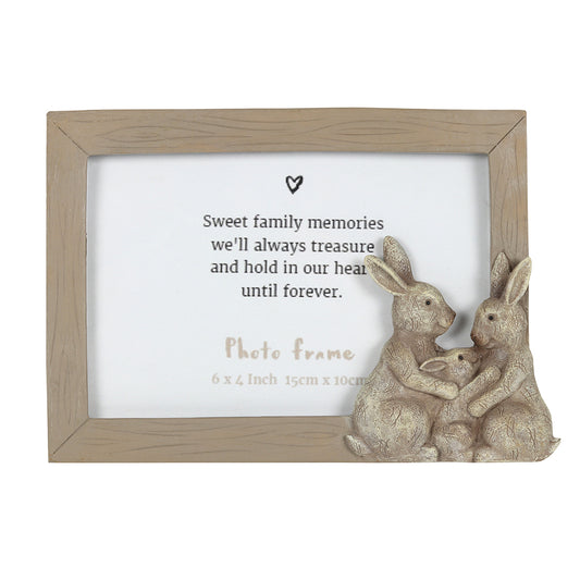 Fluffle Family Bunny Photo Frame.