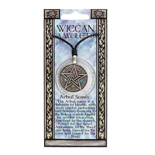Astral Senses Wiccan Amulet Necklace.
