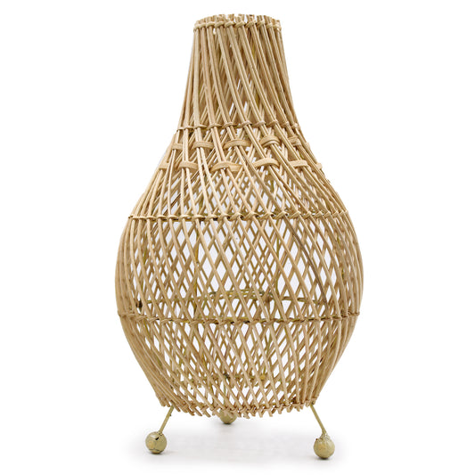 Rattan Table Lamps.