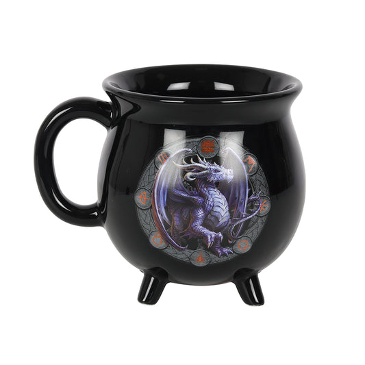 Samhain Colour Changing Cauldron Mug by Anne Stokes.