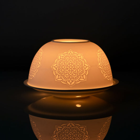 Mandala Dome Tealight Holder.