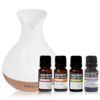 Aroma Diffuser and Essential Oils Kit.